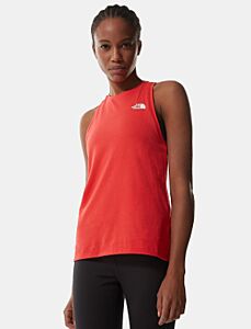 The North Face Foundation Logo Tank Top Horizon Red
