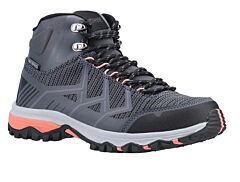 Cotswold Wychwood Mid Hiking Boots Grey/Coral