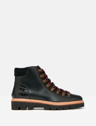 joules leather hiker boot