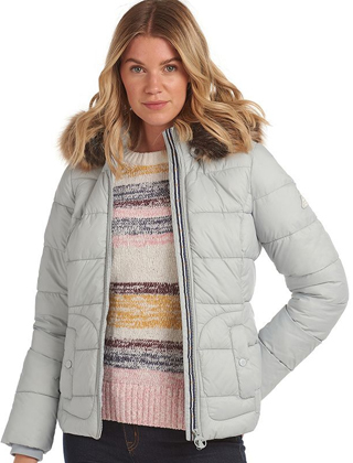 Barbour Dover Quilted Jacket Gray Dawn 
