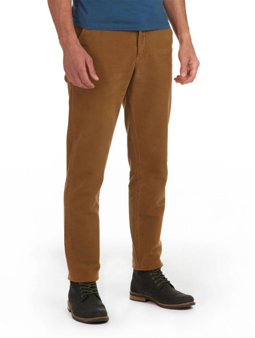 Barbour Neuston Moleskin Trousers Sandstone | Griggs