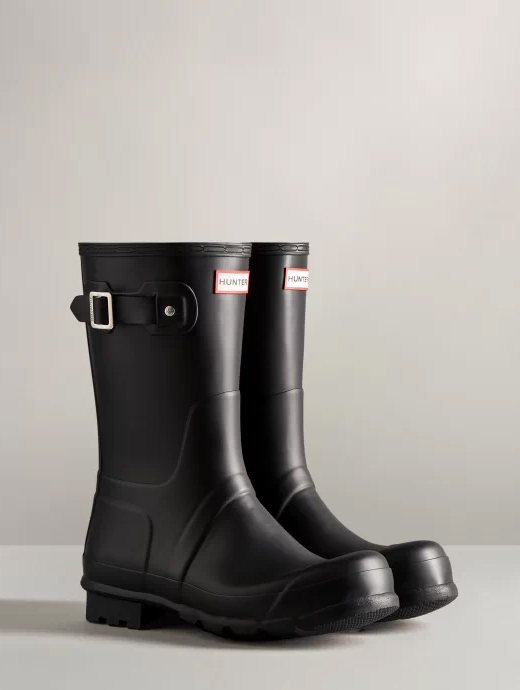 Hunter Men's Original Short Boot Black 