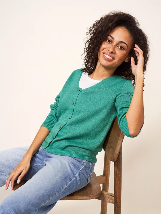White Stuff Women's Hannah Jumper Dusky Green