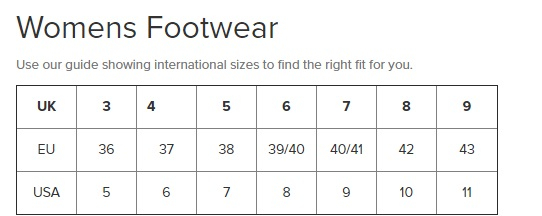 barbour size guide womens